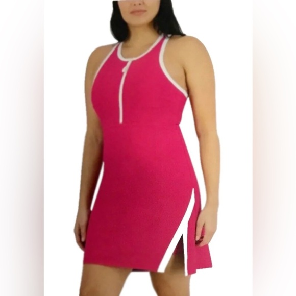 Sage Collective Ladies Active Tennis Dress with Short, Pink. Size Medium - Picture 1 of 13